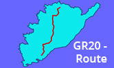carte du GR20